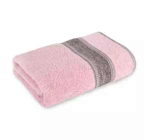 Полотенце махровое FLUFFY розовое 70х130см